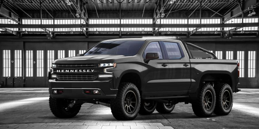  Chevrolet Silverado Trail Boss Goliath 6x6 by Hennessey 2018 года  (фото 2 из 6)